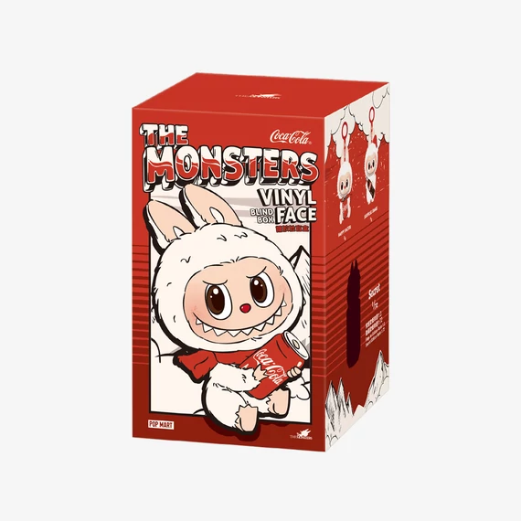 Labubu Blind Box aranyos medál POPMART Coca-Cola sorozat-17cm